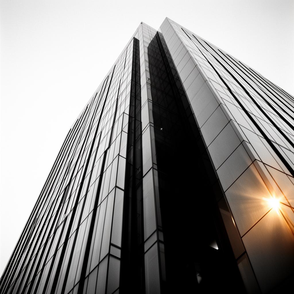 Modern architectural facade